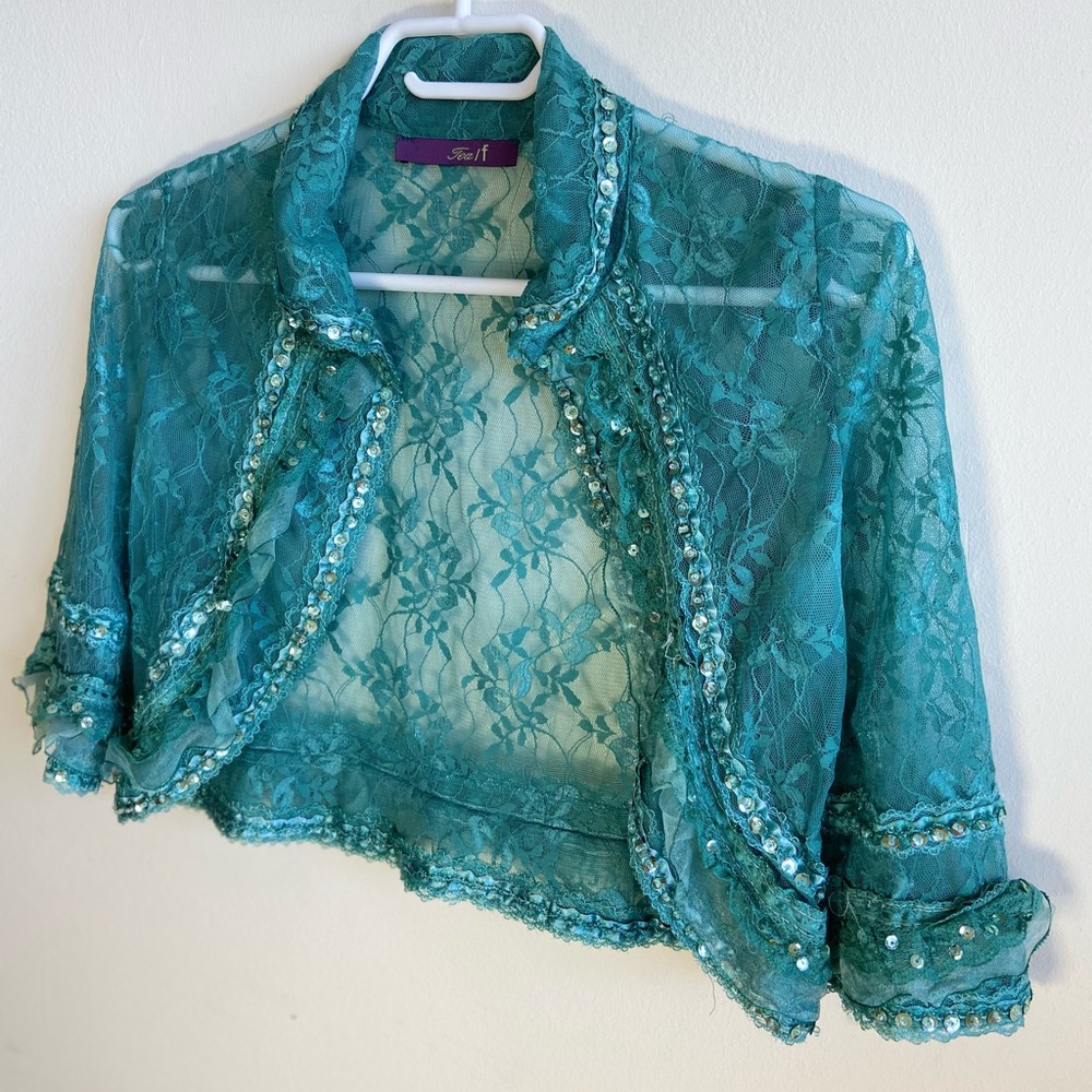 Tea Brand Lace Bolero